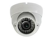 650TVL Sony CCD Vandal Dome IR Night vision Turret Eyeball Camera OSD 2.8 12mm In Outdoor White Color