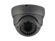 BlueCCTV 700TVL Eyeball Sony Effio P Dual Scan True WDR Vandal Dome IR Camera 2.8 12mm ATR 3D DNR OSD In Outdoor Grey Color