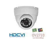 BlueCCTV HD CVI CCTV In Outdoor Eyeball Turret Dome IR Night Vision Camera HD 1080P 2.1 Mega Pixel HD Image 24 Leds Range Upto 60FT 3.6mm