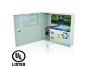 Power Supply Distribution Box 12V DC 18 channel 20 Amps PTC Key Lock Voltage Control upto 13.5V UL Listed