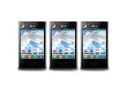 Lot 3X Clear LCD Screen Protector Guard Cover Film for LG Optimus L3 E400