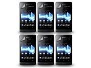 Lot 6X LCD Crystal Clear Screen Protector Film Cover For Sony Xperia Go ST27i