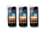 Lot 3X Clear Screen Protector Film Cloth for Samsung Galaxy Ace Plus s7500