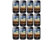 Lot 12X Crystal LCD Screen Protector Film Cloth for Samsung Galaxy Ace 2 i8160