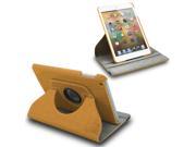 New For Apple iPad Mini Croc 360° Rotating PU Leather Case Cover Stand Yellow