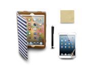 Brown Cowboy Case Cover for The New iPad Mini Tablet Screen Film Stylus Pen