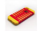Yellow Red Impact Combo Hard Rubber Protective Case Cover for the New iPhone 5