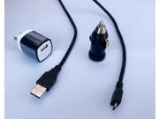 USB Data Cable AC Wall Car Charger for Verizon Samsung Omnia 2 i920 SCH i920
