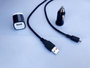 USB Data Cable AC Wall Car Charger for U.S Cellular Samsung Chrono SCH R260
