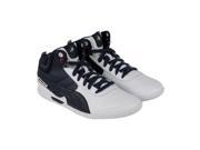 Puma BMW MS MCH Mid White BMW Team Blue Mens High Top Sneakers