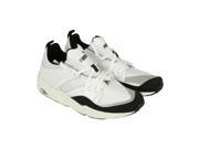 Puma Blaze of Glory Primary White Black Mens Lace Up Sneakers