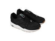 Puma R698 Nylon Black Black Whisper Mens Lace Up Sneakers