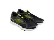 Reebok Yourflex Train 7.0 LMT Black Semi Solar Yellow Steel Gravel Mens Athletic Training Shoes
