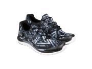 Reebok Zpump Fusion Geo Graphite Black White Mens Athletic Running Shoes
