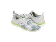 Cushe Shakra Light Grey Lime Surf Womens Lace Up Sneakers