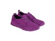 Cushe Shakra Allover Purple Womens Lace Up Sneakers