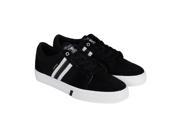HUF Pepper Pro Black White Perf Mens Lace Up Sneakers