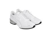 Puma Tazon 6 white gray violet puma silver Mens Athletic Running Shoes