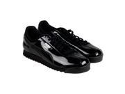 Puma Roma Patent black white Mens Lace Up Sneakers