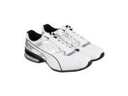 Puma Tazon 6 white puma silver black Mens Athletic Running Shoes