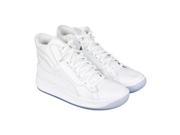 Puma Challenge Embossed White Mens Lace Up Sneakers