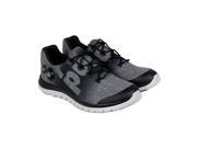 Reebok Reebok Zpump Fusion LE Flat Grey Black Steel Mens Athletic Running Shoes