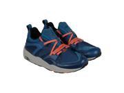 Puma Blaze Of Glory Leather Legion Blue Mens Lace Up Sneakers