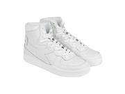 Diadora Mi Basket White White Mens High Top Sneakers