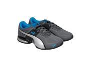 Puma Cell Surin Deboss Steel Gray Black Atomic Blue Mens Athletic Running Shoes