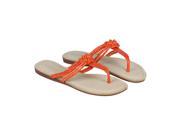 Sebago Poole Knot Orange Womens Flip Flops Sandals