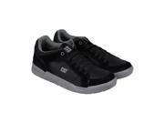 CAT Indent Black Mens Lace Up Sneakers