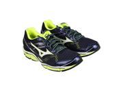 Mizuno Wave Enigma 5 Grey White Yellow Mens Athletic Running Shoes