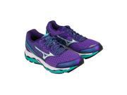 Mizuno Wave Paradox Purple Grey Aqua Womens Athletic Running Shoes