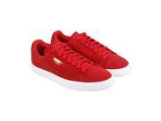 Puma Suede Classic Debossed Q3 Barbados Cherry Mens Lace Up Sneakers