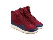 K Swiss Volley Mid Suede P Cordovan Navy Cold Creme Mens High Top Sneakers