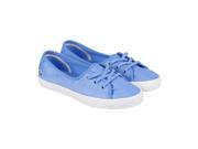Lacoste Ziane Chunky 216 1 Spw Blue Blue Womens Lace Up Sneakers
