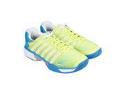 K Swiss Hypercourt Express Sunny Lime Vivid Blue White Womens Athletic Training Shoes