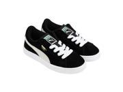 Puma Suede Jr Black White Boys Lace Up Sneakers