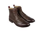 Sebago Dresden Wingtip Boot Dark Brown Leather Mens Casual Dress Boots