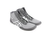 Asics Matflex 5 Graphite White Charcaol Mens Athletic Training Shoes
