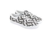 Radii Chord White Grey Charcoal Canvas Mens Lace Up Sneakers