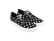 HUF Essex Black Star Canvas Mens Lace Up Sneakers