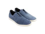 HUF Gillette Navy Black Mens Lace Up Sneakers