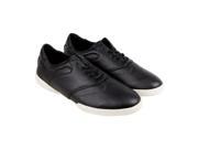 HUF Dylan Black Perf Bone Wht Mens Lace Up Sneakers