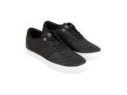 HUF Galaxy Black Leather White Mens Lace Up Sneakers