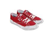 HUF Classic Lo Red Canvas Mens Lace Up Sneakers