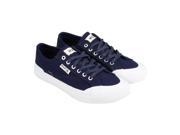 HUF Classic Lo Navy Canvas Mens Lace Up Sneakers