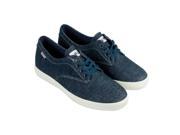 HUF Sutter Navy Textile Mens Lace Up Sneakers