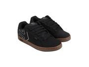 Etnies Fader Black Charcoal Gum Mens Lace Up Sneakers