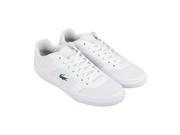 Lacoste Court Minimal Sport White Mens Lace Up Sneakers